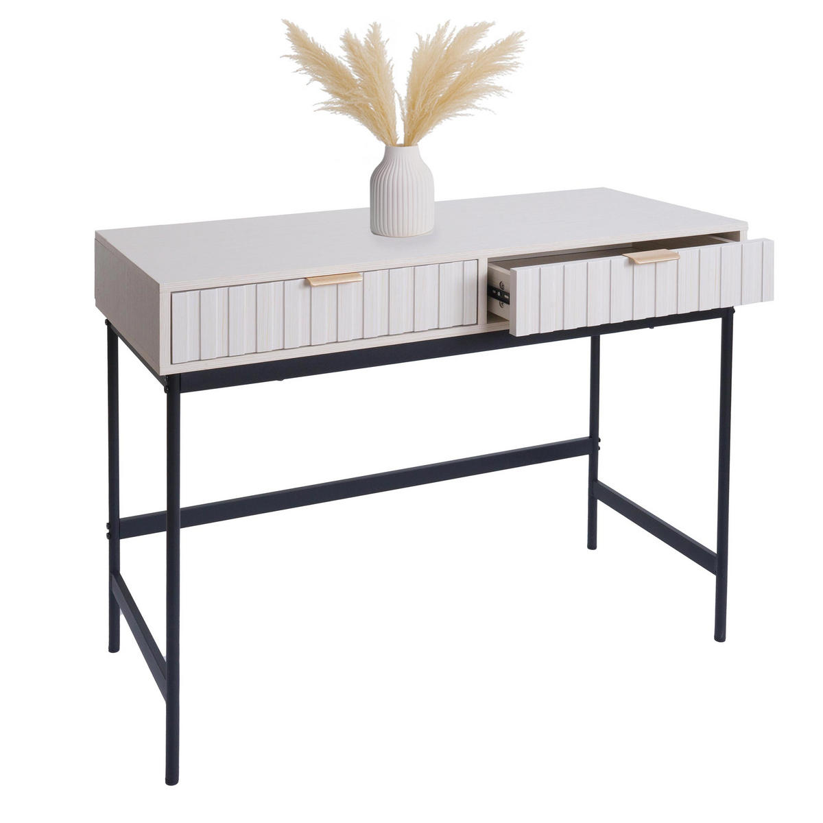 KONSOLENTISCH eckig Weiß - Weiß, Holzwerkstoff (40/100/85cm) - MCW