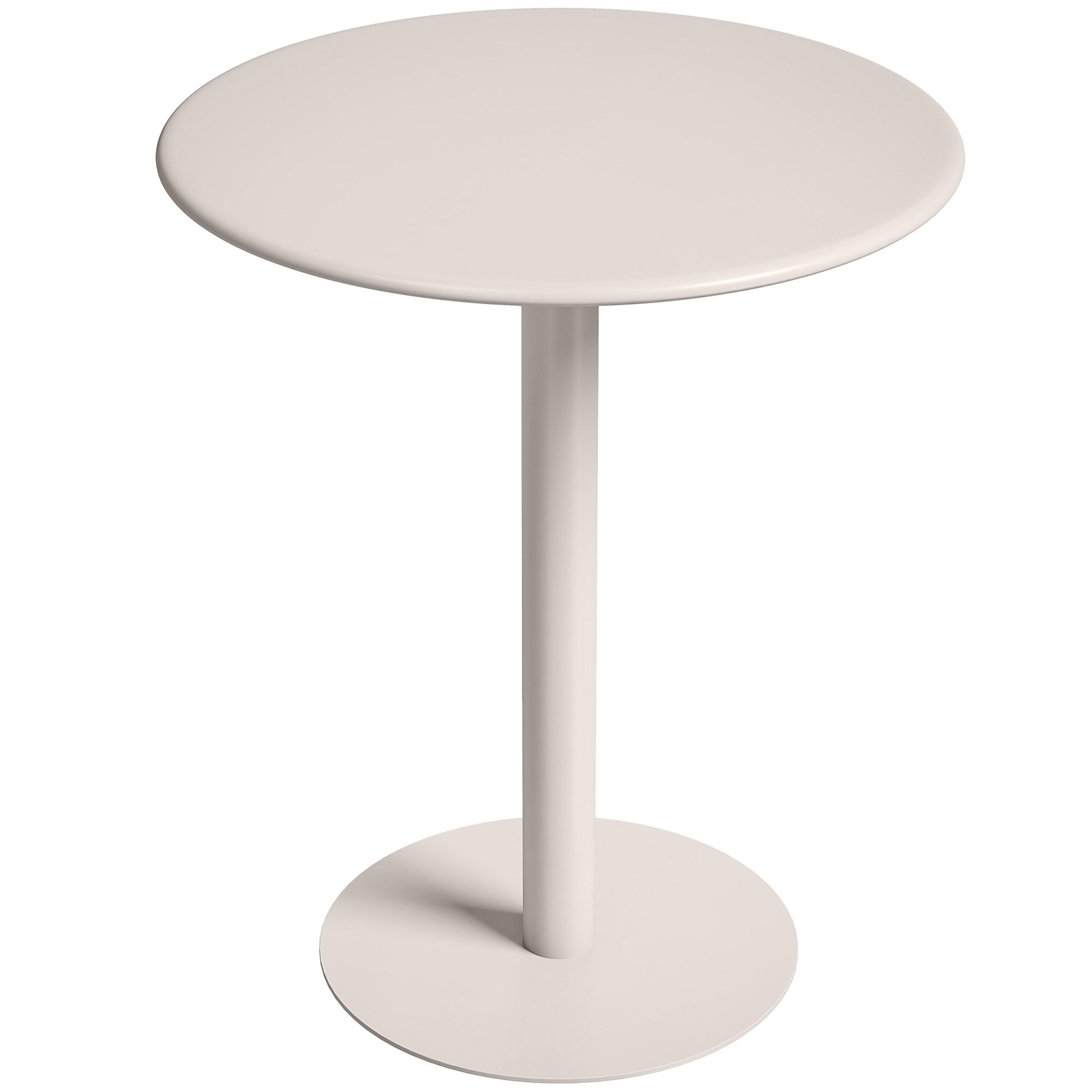 ESSTISCH Stahl Beige - Beige, Metall (60/60/72cm) - HOMCOM