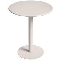 ESSTISCH Stahl Beige - Beige, Metall (60/60/72cm) - HOMCOM