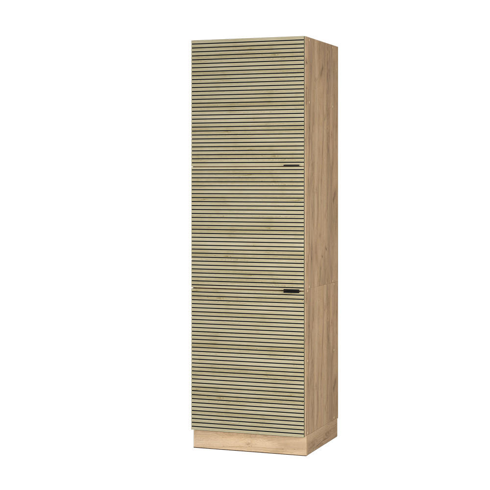 VESTAVNÁ SKŘÍŇKA NA SPORÁK Fame-Line Dubový panel - medově dubová/barva dubu, kompozitní dřevo (60/206.8/58cm) - Vicco