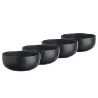 SCHALEN 4er-Set Casa Nova 600 ml - Schwarz, Keramik (16/16/7cm) - Butlers