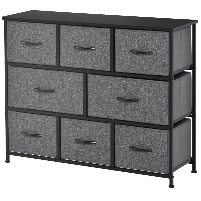 Ivmeu Kommode Dunkelgrau 100x78.5x30 cm