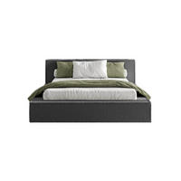POLSTERBETT Menfi 160x200 cm, Graphit - Graphitfarben, Textil (160/200cm) - Fedve