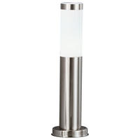 WEGELEUCHTE Metall Opal Weiß - Silberfarben, Metall (12.7/12.7/45cm) - Globo Lighting