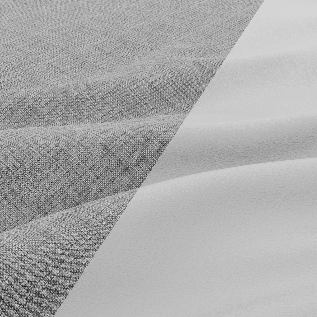 U-SOFA MIT SCHLAFFUNKTION FORESTA, Grau + Grau - Hellgrau/Grau, Textil (302/89/159cm)