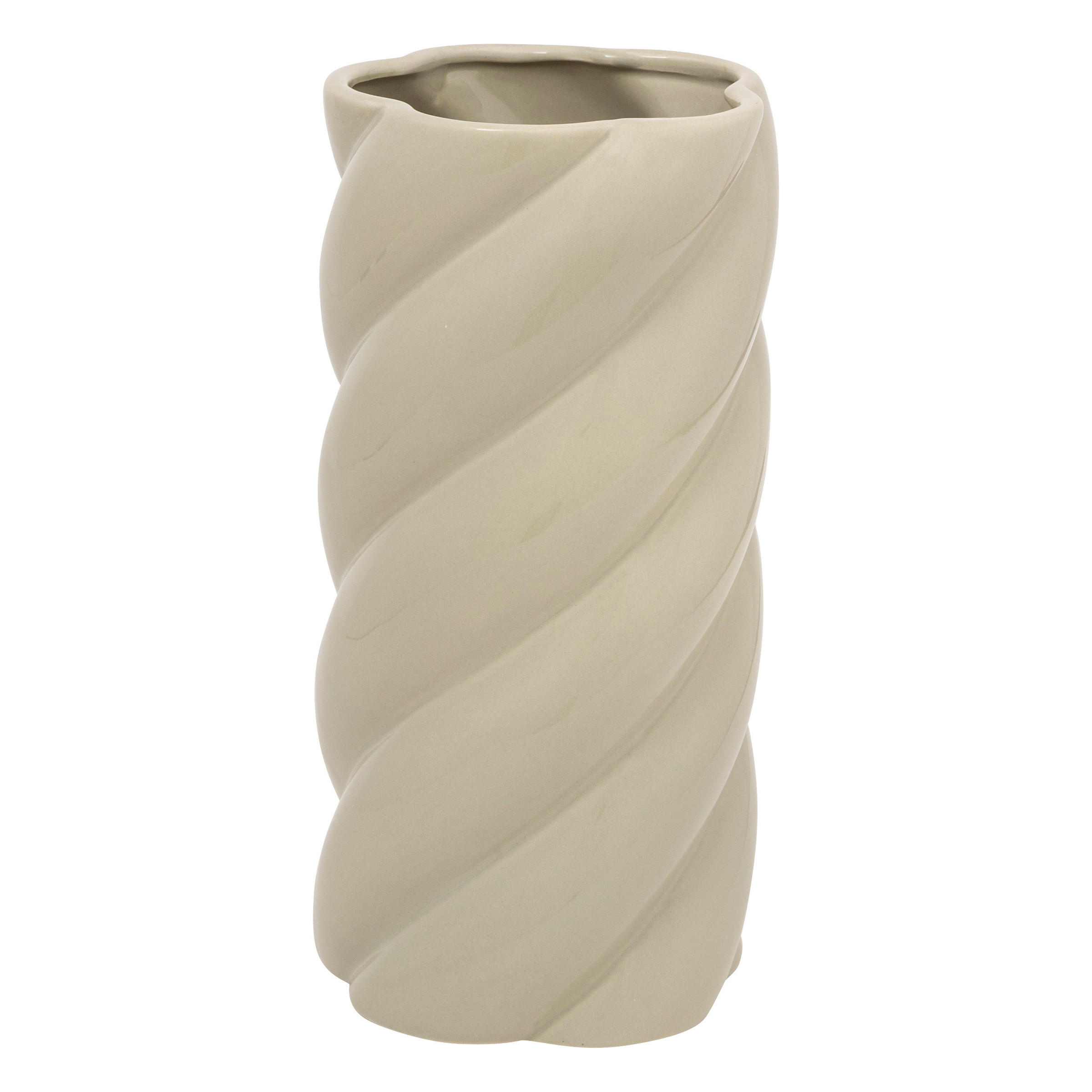 KERAMIKVASE Coby 25,5 cm - Grün, Keramik (25.2cm) - Atmosphera Createur d´interieur