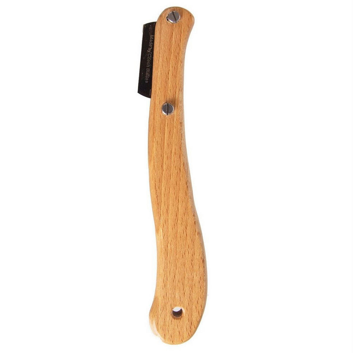 BROTDEKORIERMESSER Braun Silber - Naturfarben, Holz (19cm) - Orion 