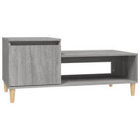 COUCHTISCH Grau Sonoma 100x50x45 cm Holzwerkstoff - Grau, Holzwerkstoff (100/50/45cm) - furnicato