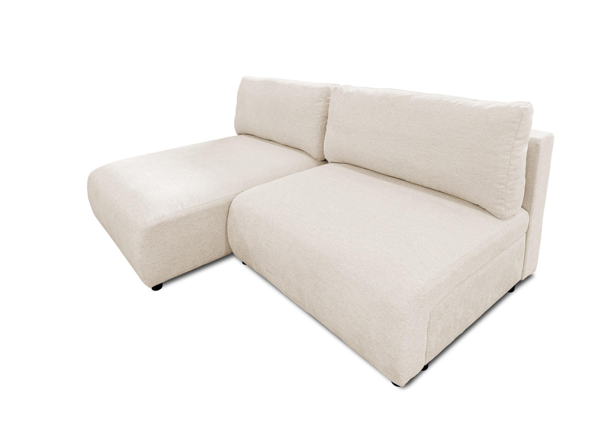 S-Style Ecksofa Beige 200x140 cm