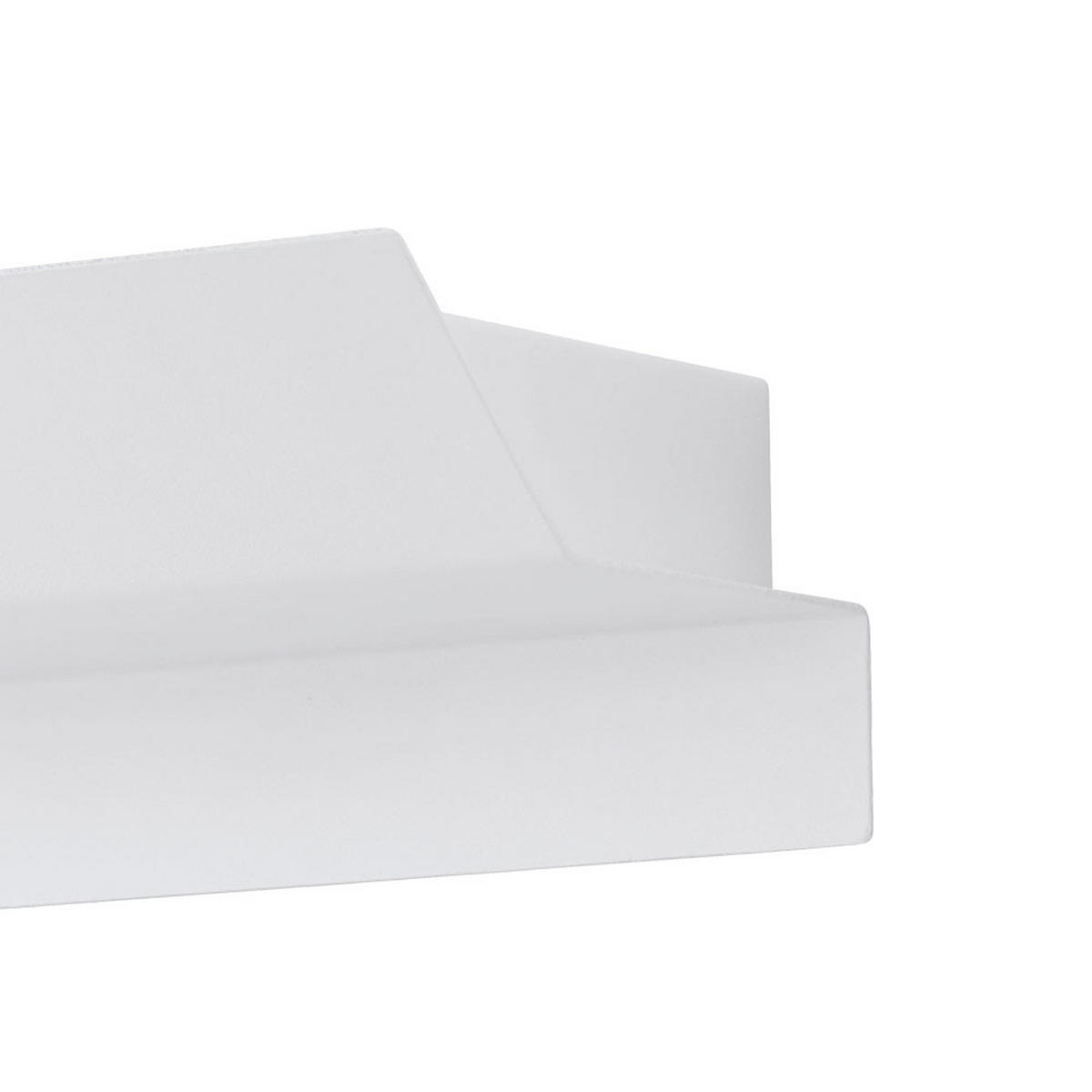 LED AUSSEN-WANDLEUCHTE Stahl Weiß - Weiß, Metall (10.5/6.5/21cm)