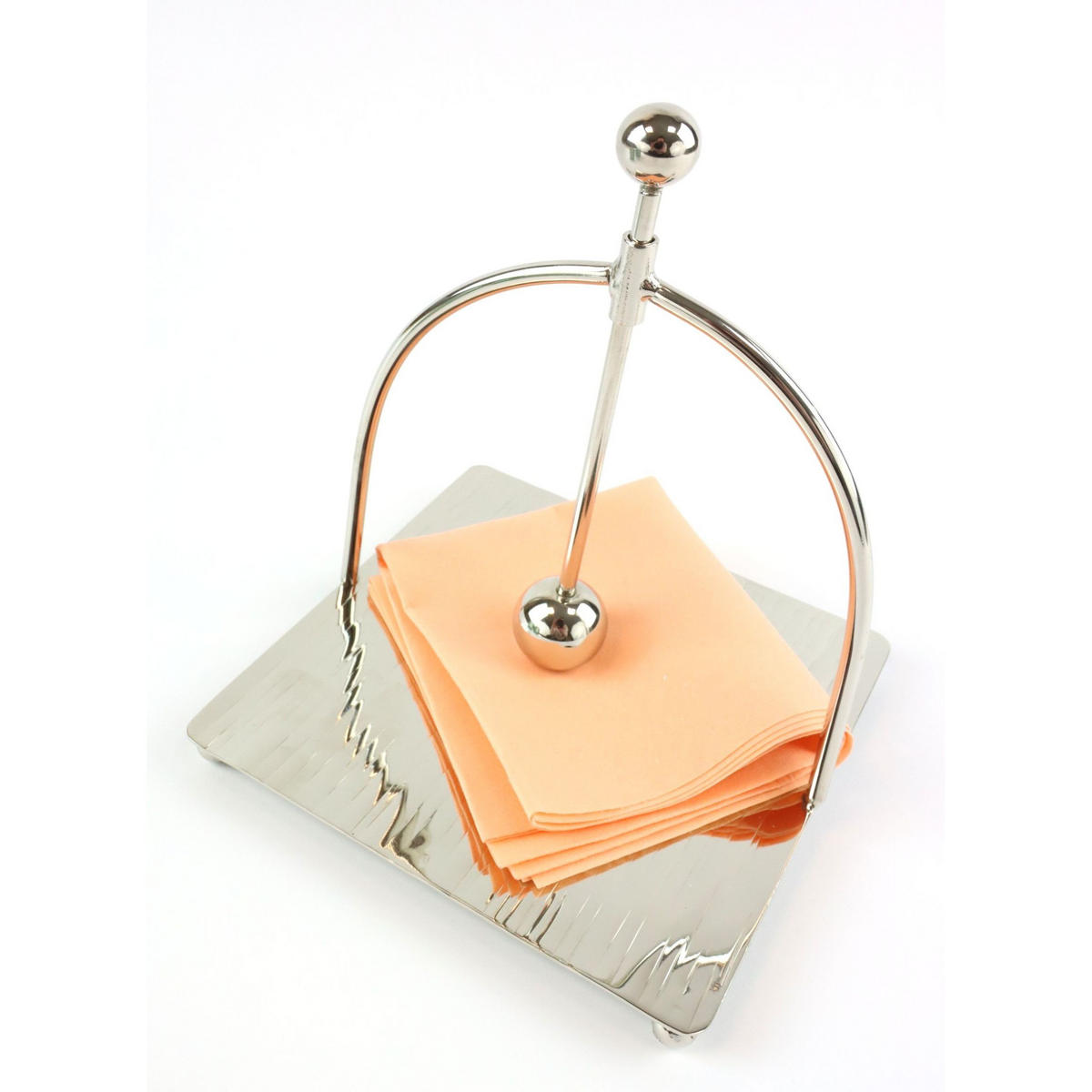 DEKOOBJEKT Undara 14/14/16 cm - Silberfarben, Metall (14/16/14cm) - FURNARO