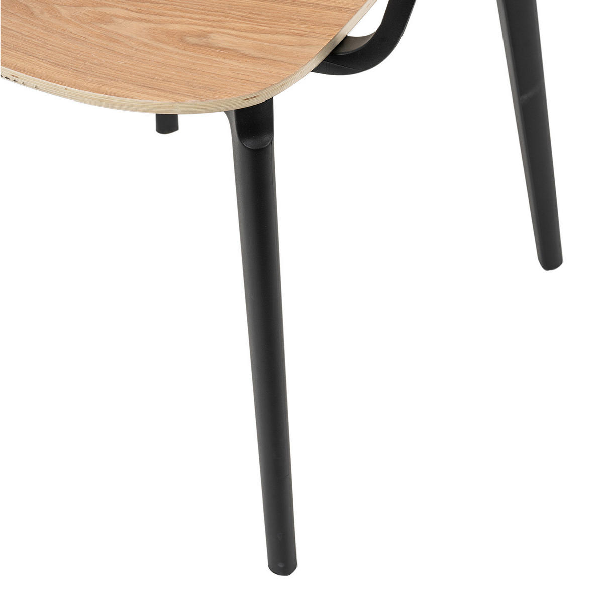 ARMLEHNENSTUHL - Polywood / Kunststoff, 2er-Set - Eichefarben, Holzwerkstoff (56/81/52cm) - home24