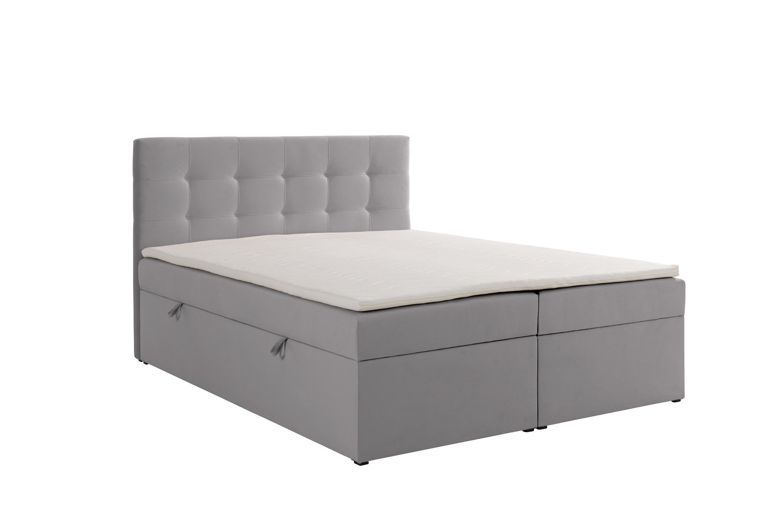 KS Home Concept Boxbett Silber 120x200 cm