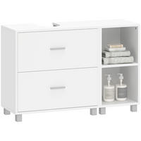 HÄNGESCHRANK Weiß 1 Stück - Weiß, Kunststoff (90/60/30cm) - GiPP