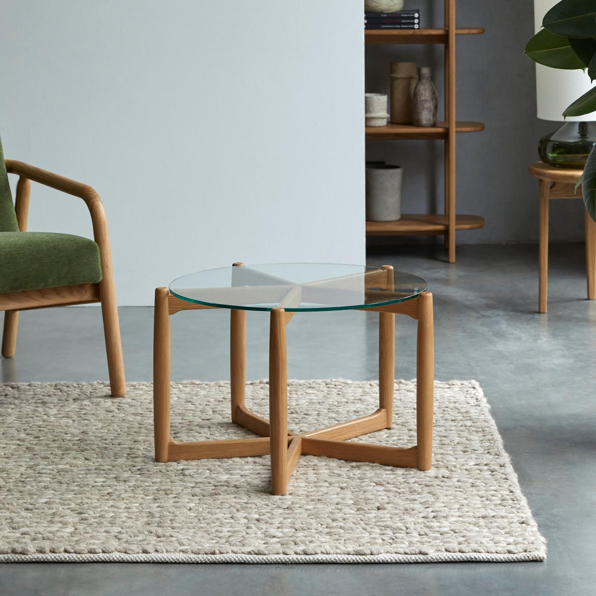 COUCHTISCH Nori Natur aus Eiche - Naturfarben, Holz (65/65/40cm) - Tikamoon