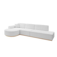 ECKSOFA Ottomane Links ARRIO-L2 - 328x171x83 cm Weiß - Weiß, Holzwerkstoff/Textil (328/171cm) - ALTDECOR