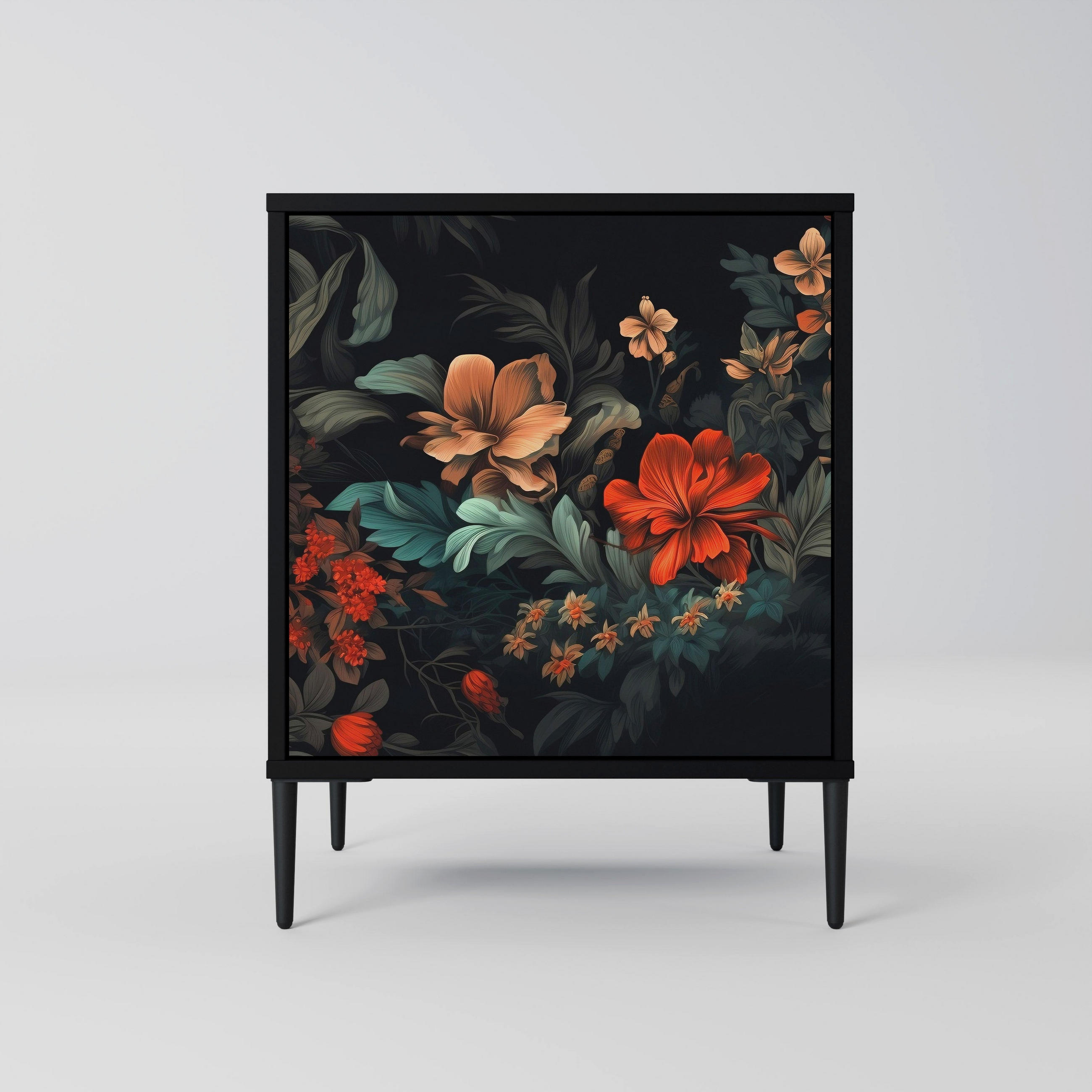 SpaceRebels Sideboard Schwarz 57.5x72.5x42 cm