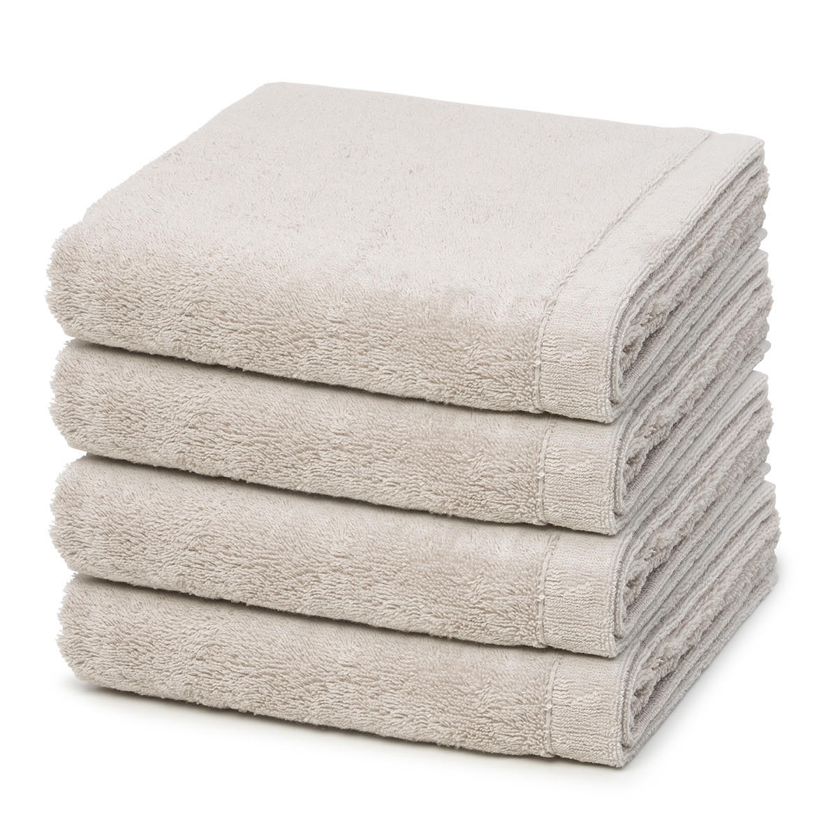 HANDTUCH Lifestyle 4er-Set - Beige, Textil (50/100cm) - Cawoe