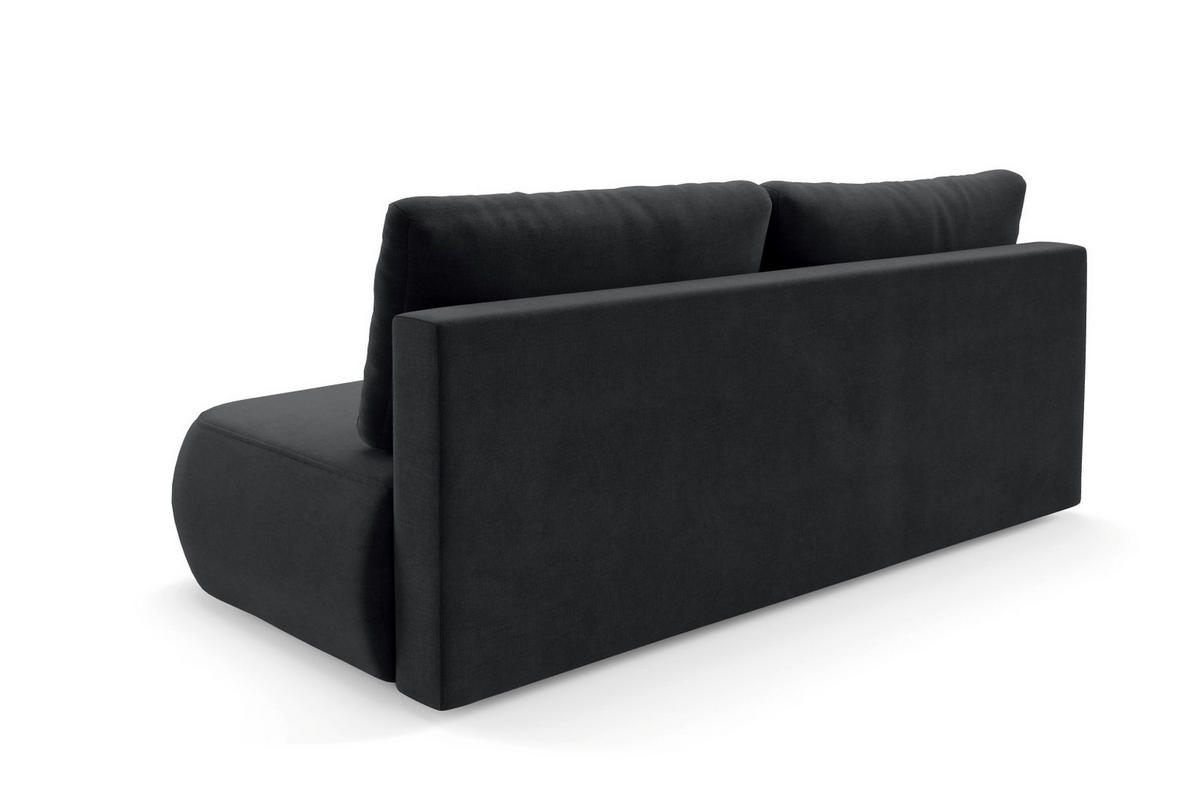 SCHLAFSOFA mit Bettkasten Schwarz - Schwarz, Holz/Holzwerkstoff (210/82/106cm) - Furnisell