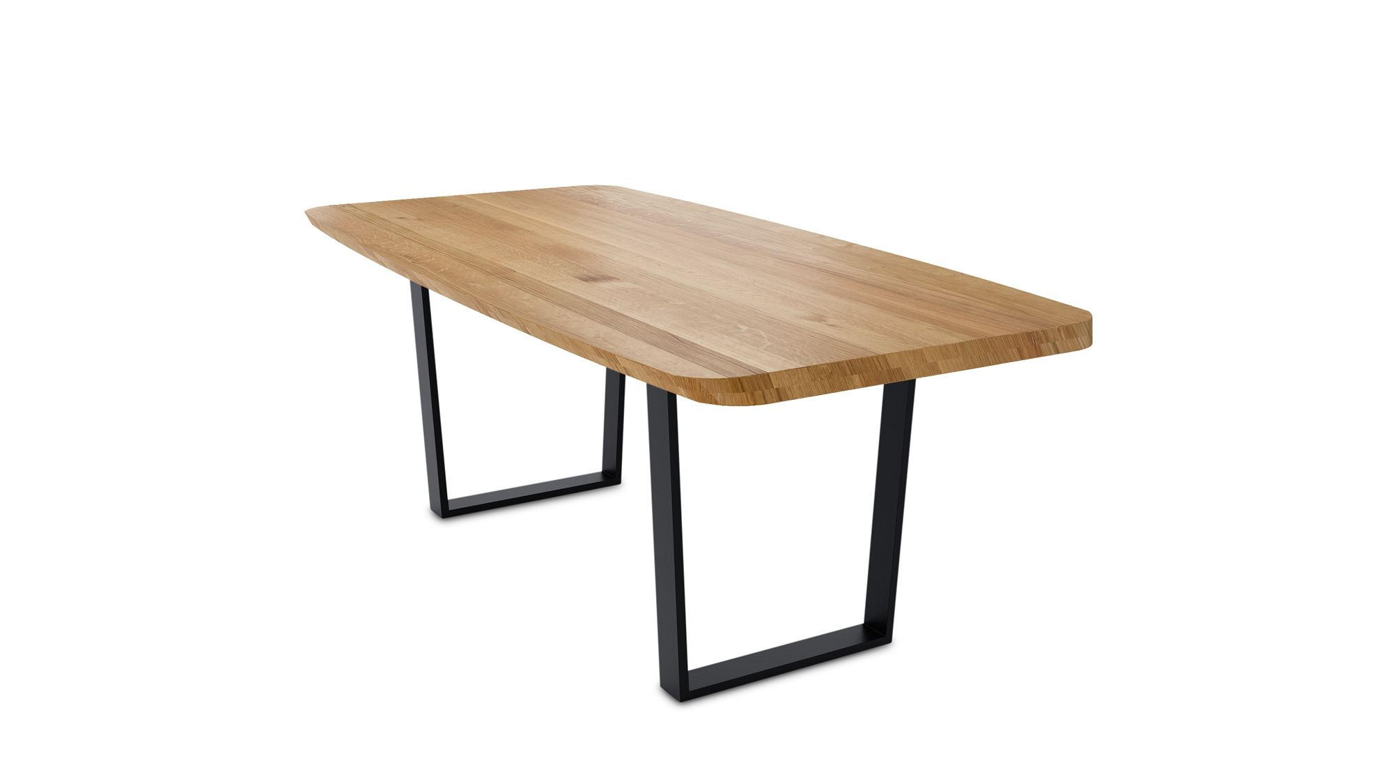 MASSIVHOLZTISCH Danette 6 160x77x90 Esszimmertisch Wildeiche geölt - Wildeiche, Holz (160/77/90cm) - 58aufmkessel