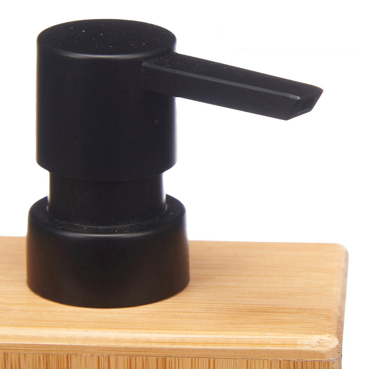 SEIFENSPENDER Bambus Quadratisch 5,8/9,7/15 cm - Braun, Naturmaterialien (5.8/15/9.7cm) - Berilo