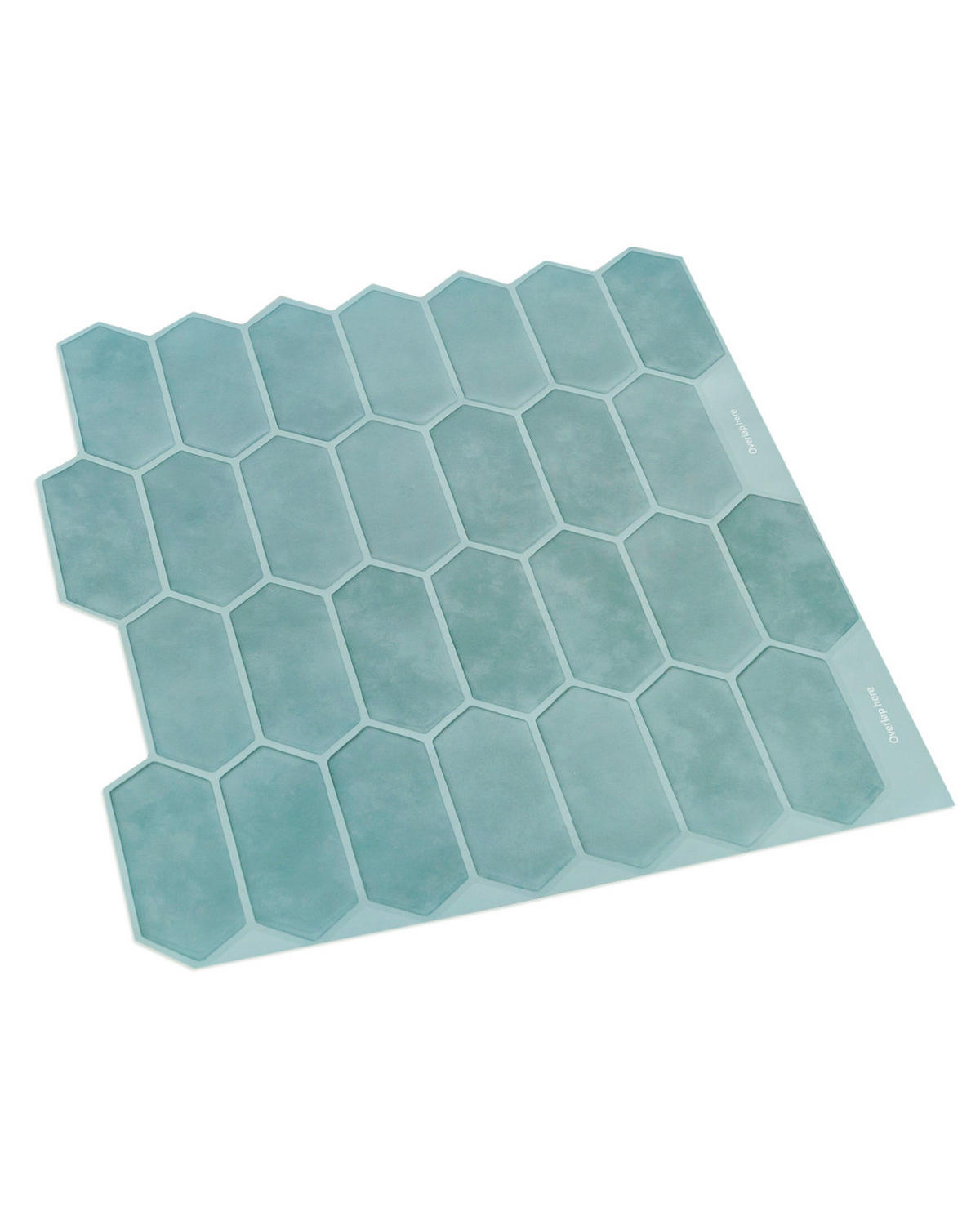 FLIESENAUFKLEBER 1 Stück 30,5 x 30,5 cm Selbstklebende Fliesen - Pera Blu - Blau, Kunststoff (30.5/0.12/30.5cm) - Mazovia