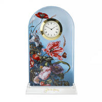 TISCHUHR De Heem - Sommerblumen, Glas, Bunt, 18.5 cm - Multicolor, Glas (4.5/18.5/11cm) - Goebel