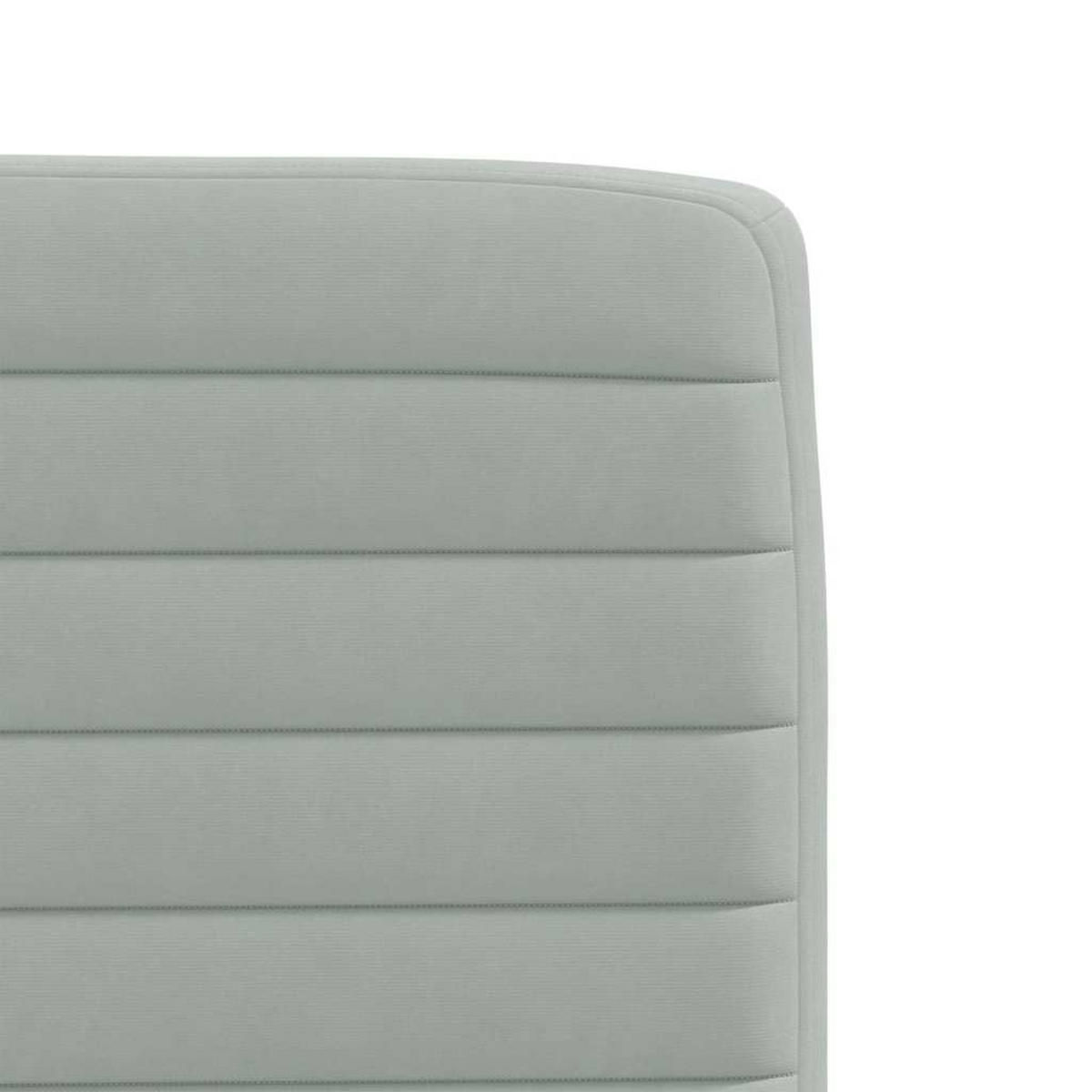 ESSZIMMERSTÜHLE 2 Stk. Hellgrau Samt 45*54*83cm - Grau, Metall (45/83/54cm) - ZMH