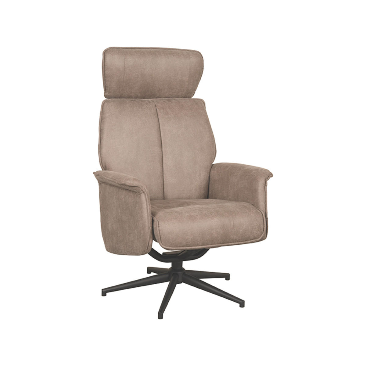 SESSEL Verdal Taupe 79/77/109 cm - Taupe, Textil (77/109/79cm) - LABEL51