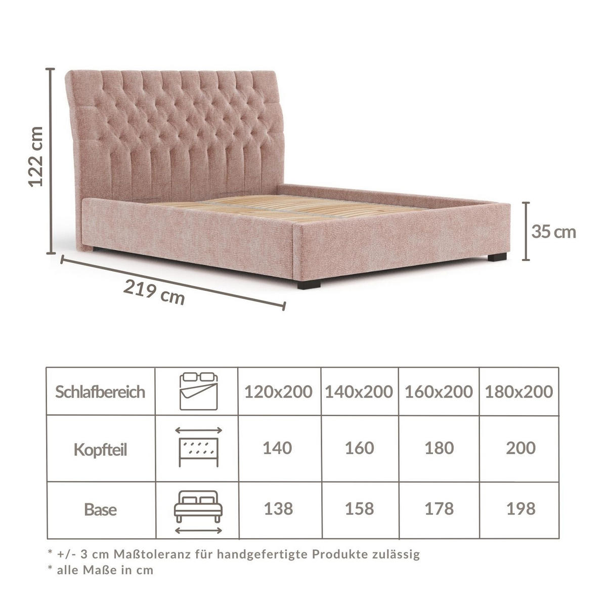 POLSTERBETT Vezzola Dunkelgrün 180/200 cm im Chenille-Stoff - Dunkelgrün/Schwarz, Holz/Holzwerkstoff (180/200cm) - Maison de Reve