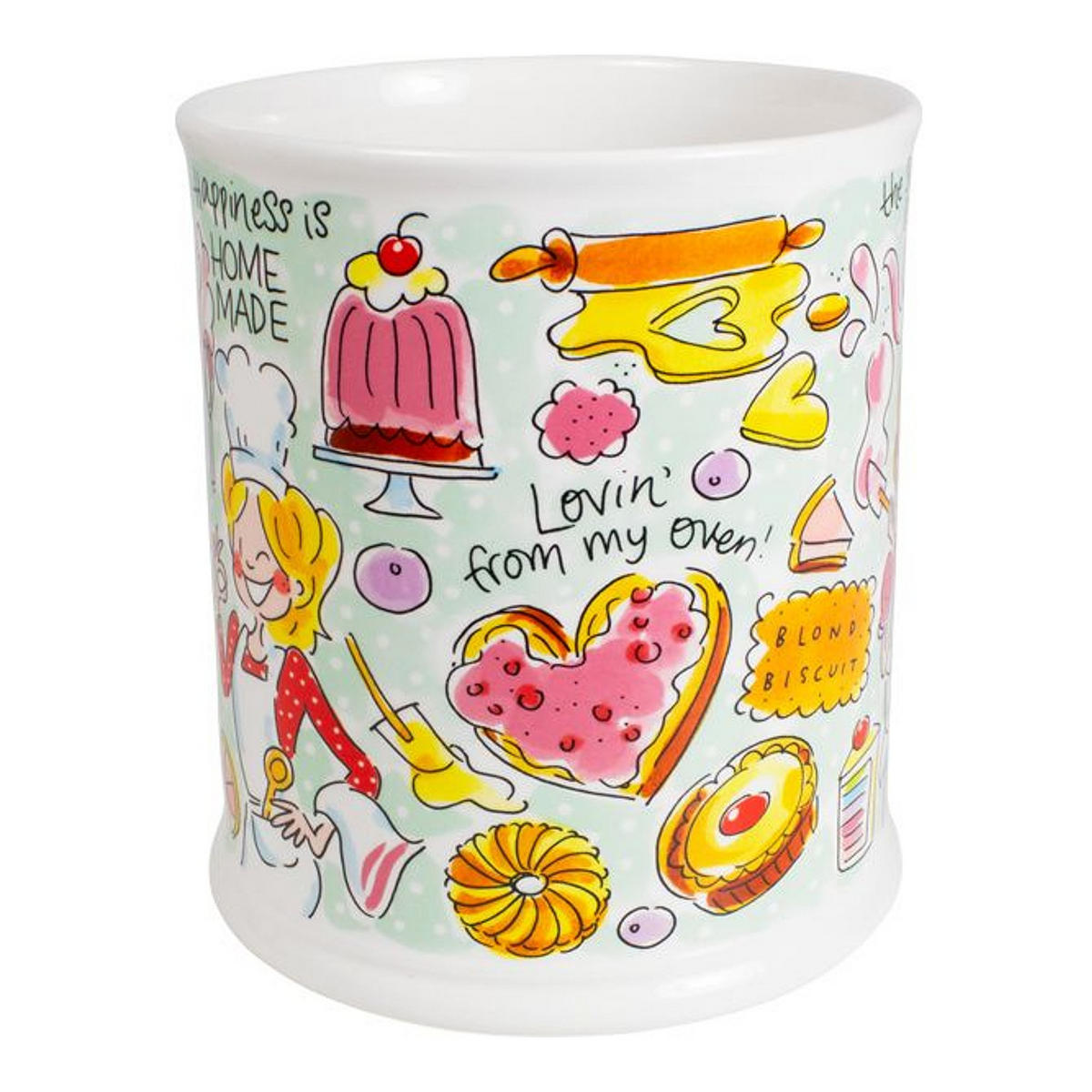 KOCHLÖFFELTOPF Backen in Bunt - 22,5cm - Multicolor, Keramik (16/18.2/16cm) - Blond Amsterdam