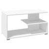 COUCHTISCH NINA Weiß 100/50/55 cm - Weiß, Holzwerkstoff (50/100/55cm) - Matkam Möbel
