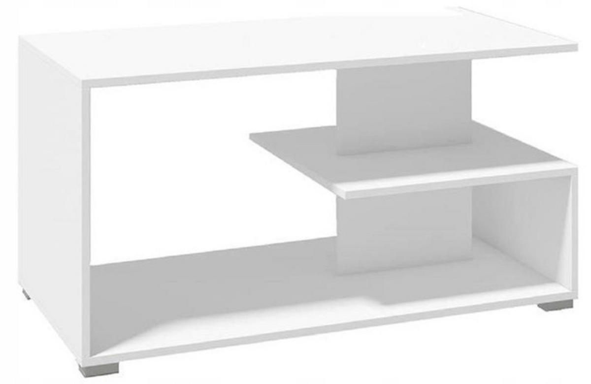 COUCHTISCH NINA Weiß 100/50/55 cm - Weiß, Holzwerkstoff (50/100/55cm) - Matkam Möbel