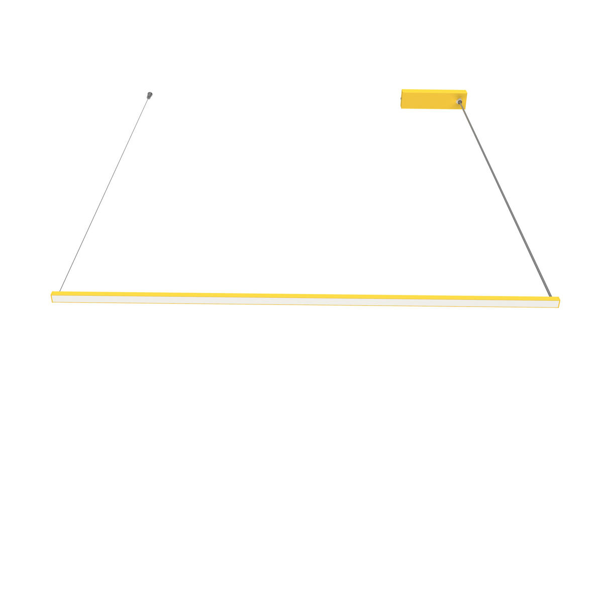 LED-HÄNGELEUCHTE - Gelb, Metall (2/100/2cm) - Lumicom