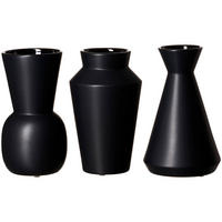 VASEN-SET Kalmar schwarz 20 cm 3er Set - Schwarz, Keramik (20cm) - Ritzenhoff Breker