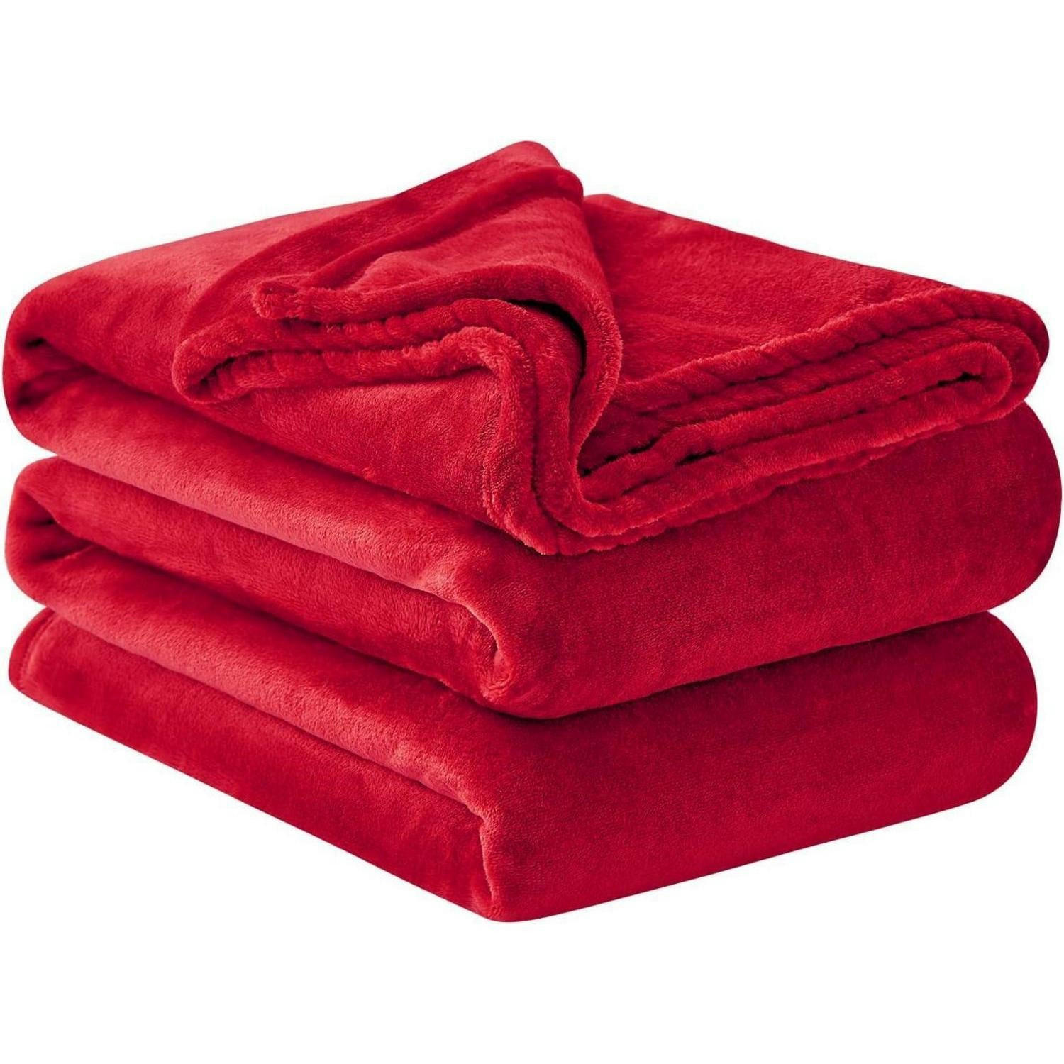 KUSCHELDECKE Rot 220 x 240 cm - Rot, Textil (220/240cm)