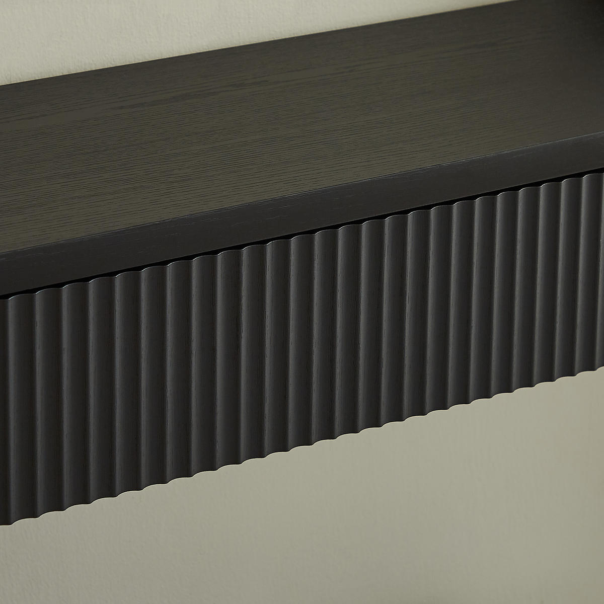 KONSOLENTISCH DE-37301 150 cm breit mit 2 Schubladen Schwarz - Schwarz, Holzwerkstoff (150/35/85cm) - ComfortXL