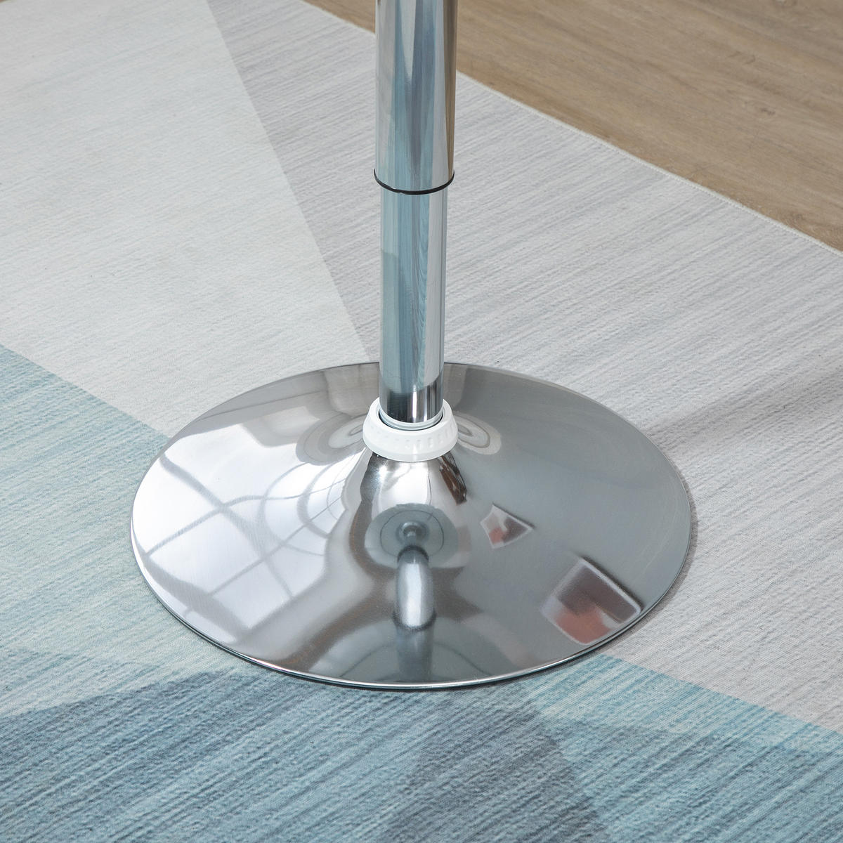 BARTISCH, Metall, ABS-Lackierung, Weiß - Weiß, Metall (61/97/61cm) - HOMCOM