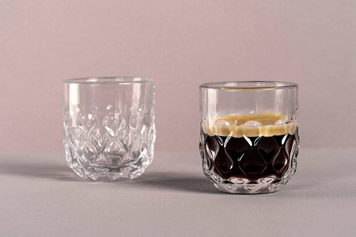 ESPRESSOGLÄSER (2) Gocce transparent 60 ml 6er Set - Transparent, Glas (0.06L) - Leonardo Living