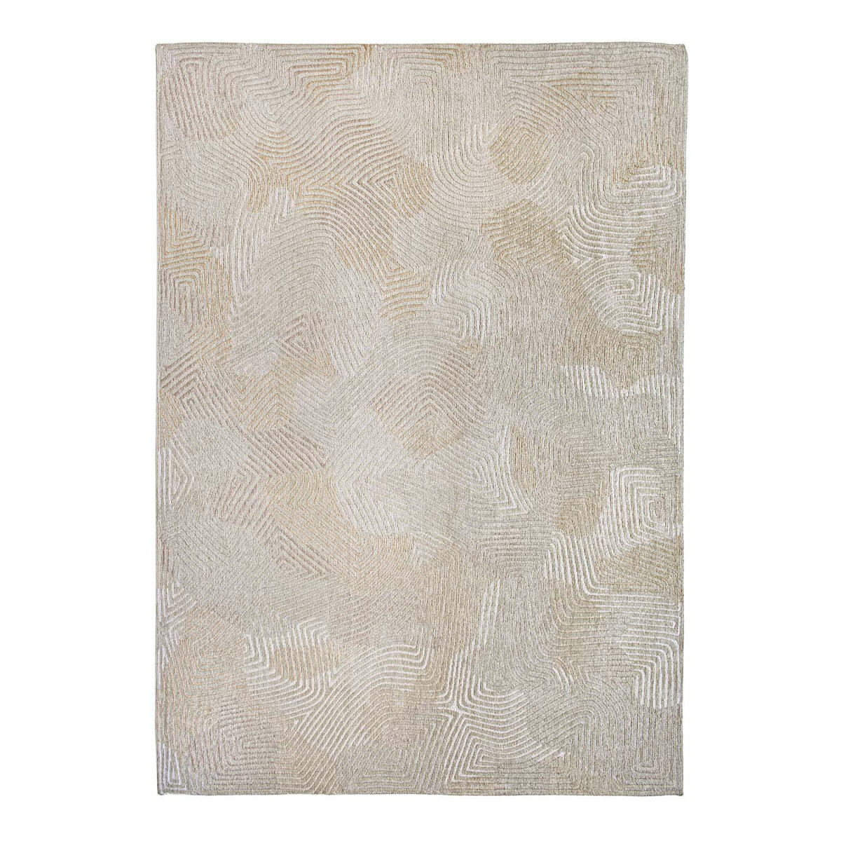TEPPICH Shell Beige Meditation 240/340 cm - Beige, Textil (240/340cm) - Louis De Poortere