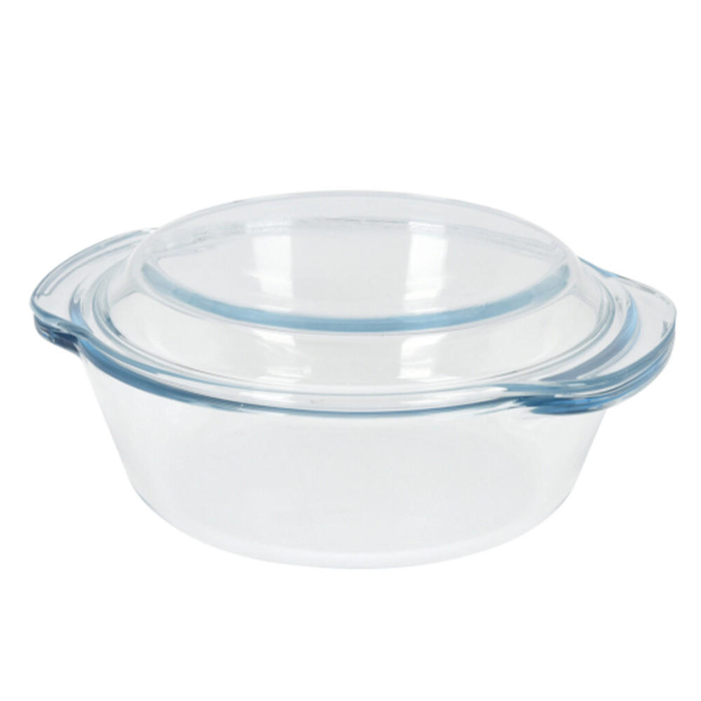 AUFLAUFFORM Basic Transparent 24/21/8 cm Glas - Transparent, Glas (21/8/24cm) - Mondex