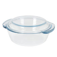 AUFLAUFFORM Basic Transparent 24/21/8 cm Glas - Transparent, Glas (21/8/24cm) - Mondex