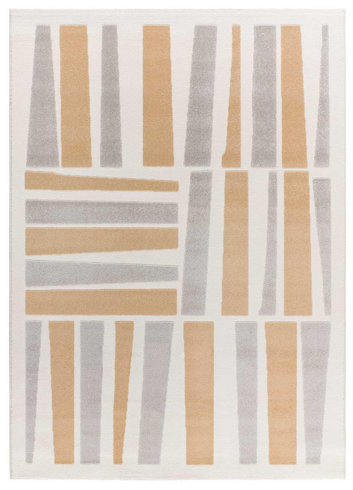 WEBTEPPICH beige und grau Flora 80/150 cm - Beige/Grau, Naturmaterialien/Textil (80/150cm) - Atticgo