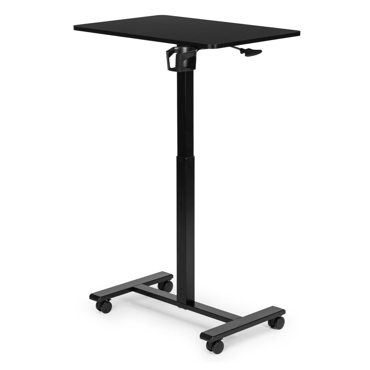 SCHREIBTISCH MILO Schwarz - Schwarz, Holzwerkstoff (48/70/71.5cm) - Mat-Haus