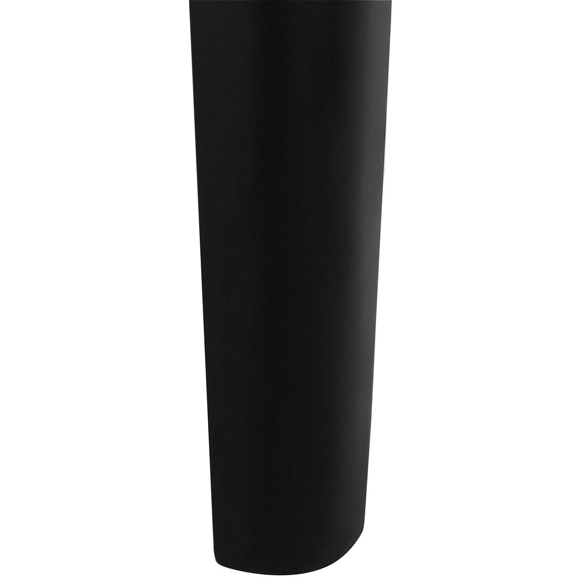 ESSTISCH 135/80/75 cm Dunkelbraun, Schwarz Rechteckig Cedar - Dunkelbraun, Holzwerkstoff (135/80/75cm) - Beliani