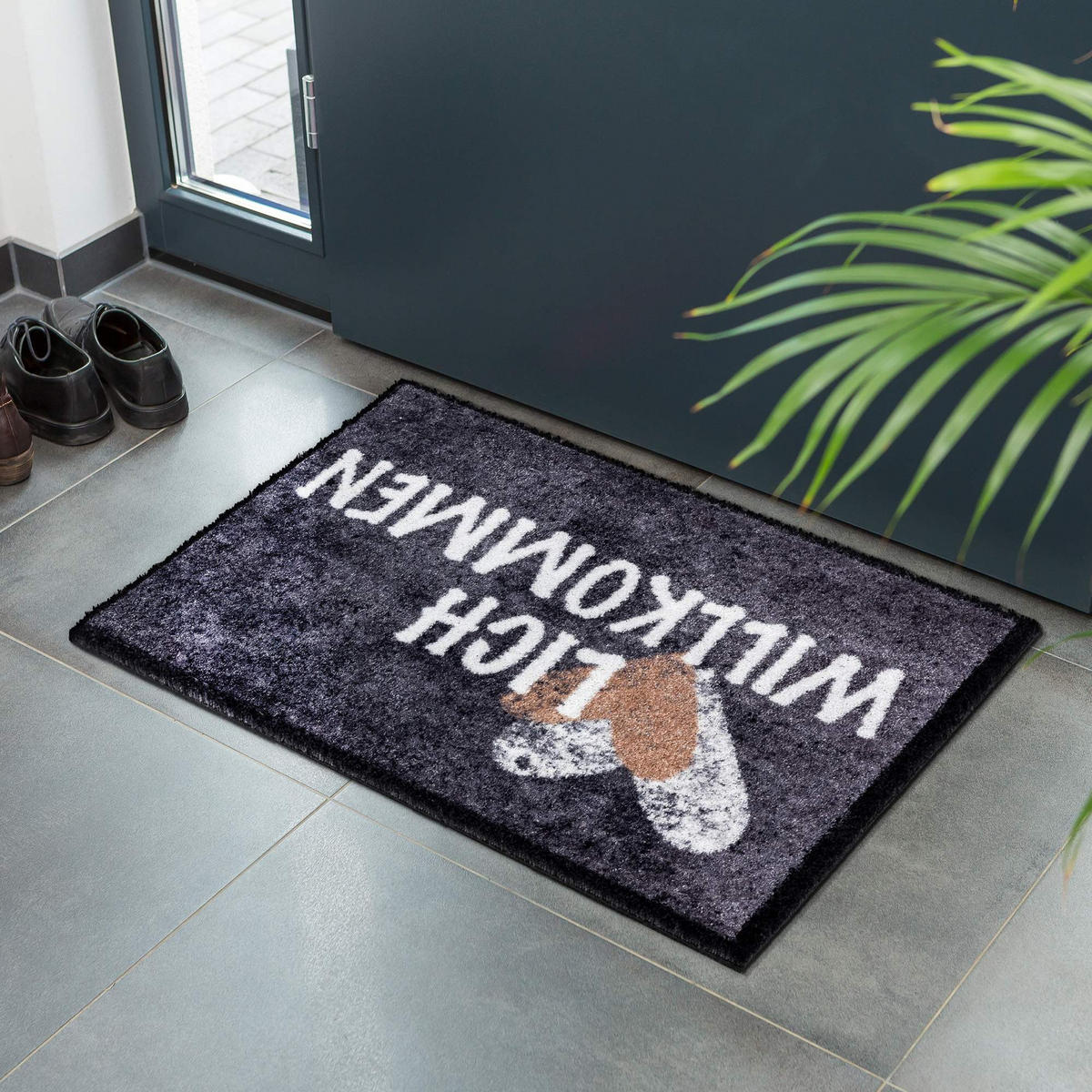 TEPPICH LÄUFER PURE & SOFT - Dunkelgrau, Textil (50/70cm) - Astra
