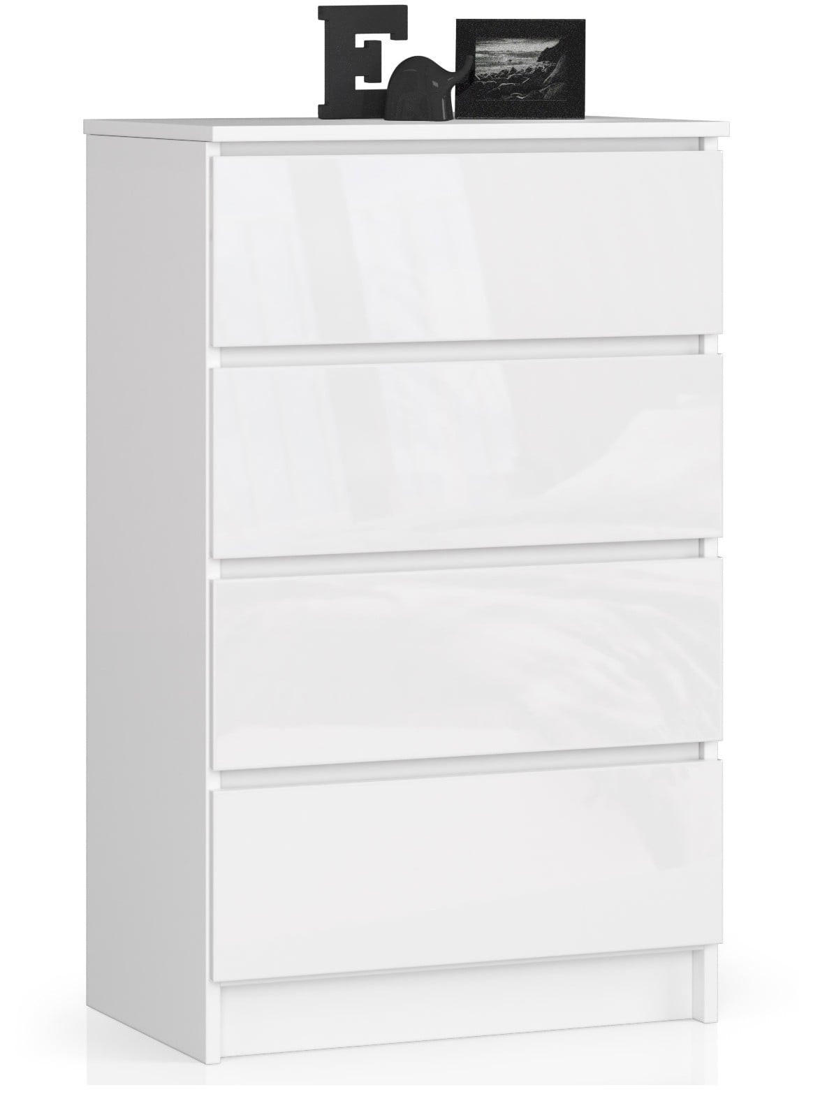 RAUMHIRSCH FURNITURE KOMODA bílá, bílá lesklá 99/60/40