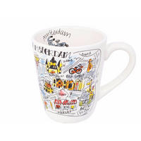BECHER Amsterdam in Bunt - 350 ml - Multicolor, Keramik (0.35L) - Blond Amsterdam