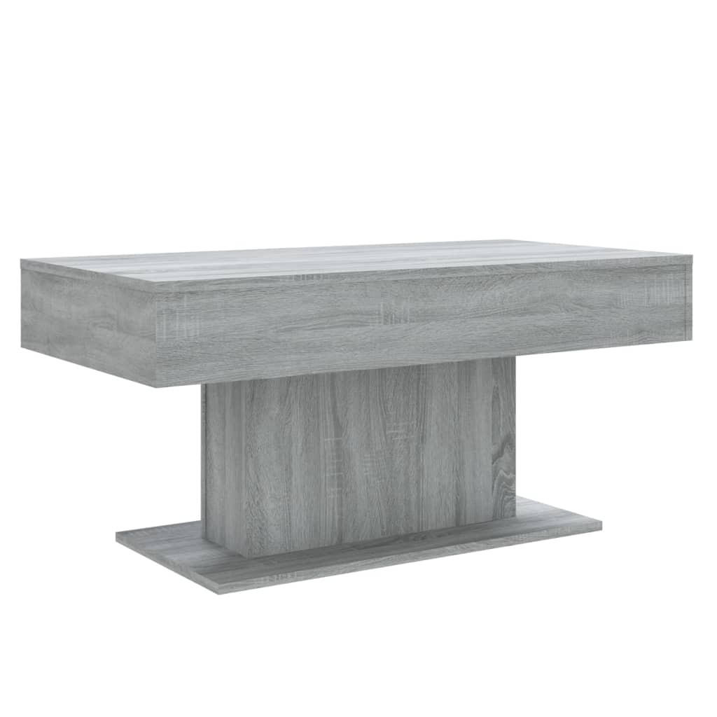 COUCHTISCH Grau Sonoma 96x50x45 cm Holzwerkstoff - Grau, Holzwerkstoff (96/50/45cm) - furnicato