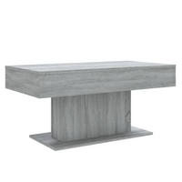 COUCHTISCH Grau Sonoma 96x50x45 cm Holzwerkstoff - Grau, Holzwerkstoff (96/50/45cm) - furnicato
